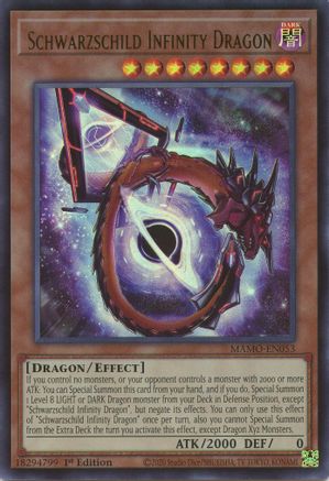 Schwarzschild Infinity Dragon [MAMO-EN053] - Magnificent Monsters 1st Edition - Ultra Rare