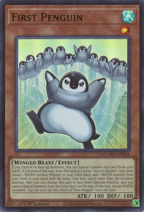 First Penguin [MAMO-EN068] - Magnificent Monsters 1st Edition - Ultra Rare