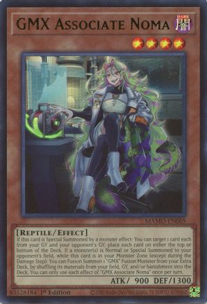GMX Associate Noma [MAMO-EN069] - Magnificent Monsters 1st Edition - Ultra Rare