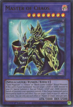 Master of Chaos [MAMO-EN073] - Magnificent Monsters 1st Edition - Ultra Rare