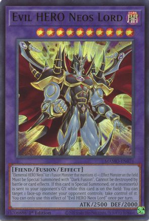 Evil HERO Neos Lord [MAMO-EN076] - Magnificent Monsters 1st Edition - Ultra Rare