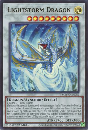 Lightstorm Dragon [MAMO-EN082] - Magnificent Monsters 1st Edition - Ultra Rare