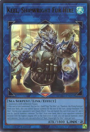 Keel, Shipwright Fur Hire [MAMO-EN092] - Magnificent Monsters 1st Edition - Ultra Rare