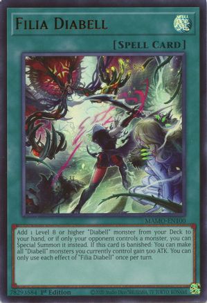 Filia Diabell [MAMO-EN100] - Magnificent Monsters 1st Edition - Ultra Rare