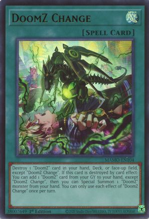 DoomZ Change [MAMO-EN104] - Magnificent Monsters 1st Edition - Ultra Rare