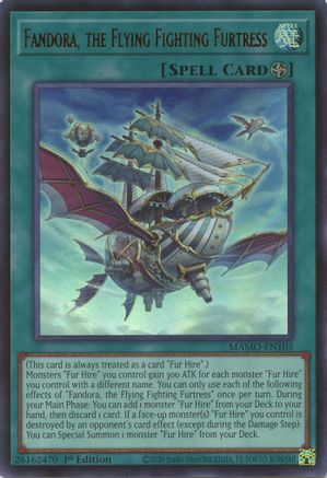 Fandora, the Flying Fighting Furtress [MAMO-EN105] - Magnificent Monsters 1st Edition - Ultra Rare