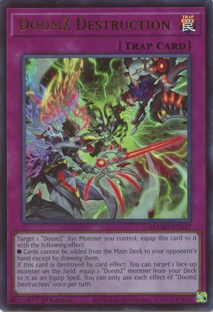 DoomZ Destruction [MAMO-EN117] - Magnificent Monsters 1st Edition - Ultra Rare