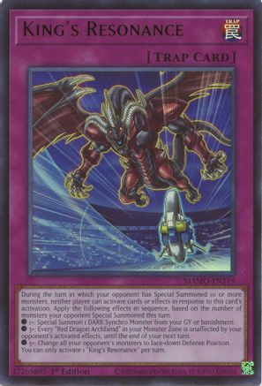 King's Resonance [MAMO-EN119] - Magnificent Monsters 1st Edition - Ultra Rare
