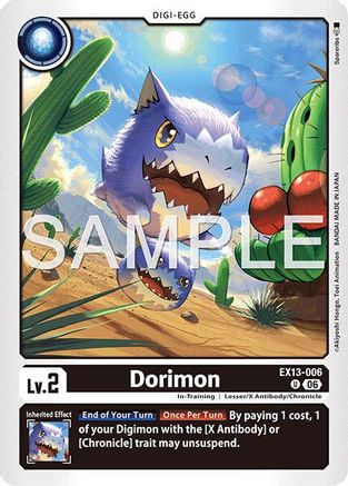 Dorimon (EX13-006) - [Chivalrous XIII]