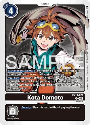 Kota Domoto (EX13-072) - [Chivalrous XIII]