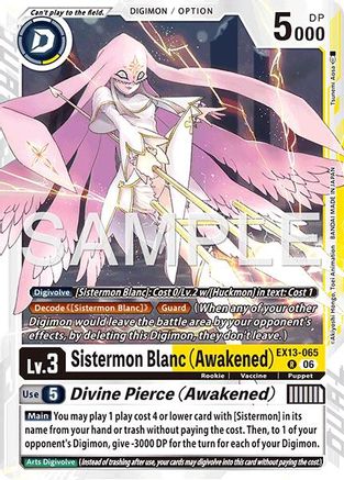 Sistermon Blanc (Awakened) // Divine Pierce (Awakened) (EX13-065) - [Chivalrous XIII] Foil