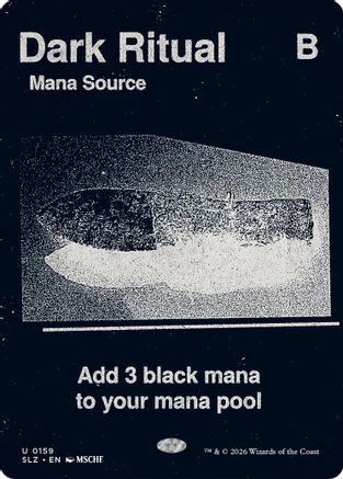 Dark Ritual (0159)  (SLZ-159) - [Secret Lair x MSCHF: The Zeta Set]