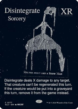 Disintegrate (0177)  (SLZ-177) - [Secret Lair x MSCHF: The Zeta Set]