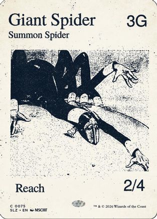 Giant Spider (0075)  (SLZ-075) - [Secret Lair x MSCHF: The Zeta Set]