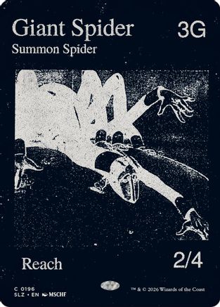 Giant Spider (0196)  (SLZ-196) - [Secret Lair x MSCHF: The Zeta Set]