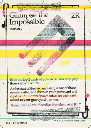 Glimpse the Impossible (0300)  (SLZ-179) - [Secret Lair x MSCHF: The Zeta Set]