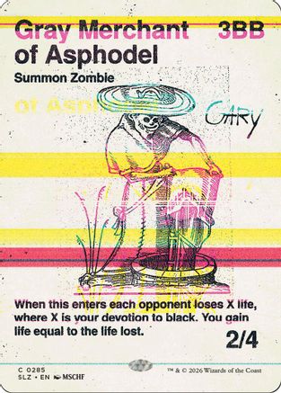 Gray Merchant of Asphodel (0285)  (SLZ-285) - [Secret Lair x MSCHF: The Zeta Set]