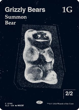 Grizzly Bears (0198)  (SLZ-198) - [Secret Lair x MSCHF: The Zeta Set]