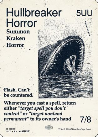 Hullbreaker Horror (0019)  (SLZ-019) - [Secret Lair x MSCHF: The Zeta Set]