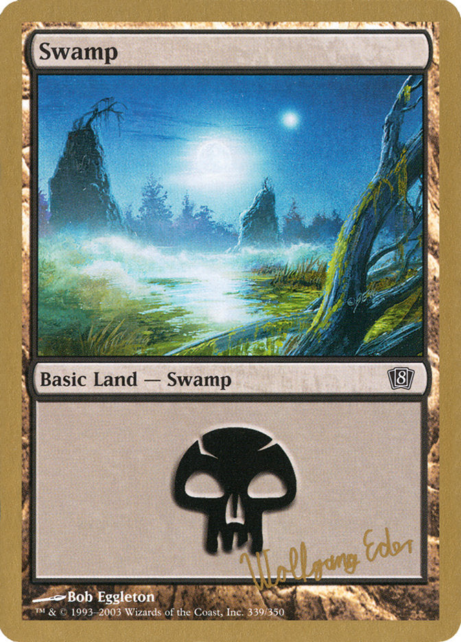 Swamp (we339) (Wolfgang Eder) [World Championship Decks 2003] - Trinity Hobby
