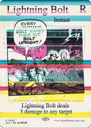 Lightning Bolt (0305)  (SLZ-305) - [Secret Lair x MSCHF: The Zeta Set]