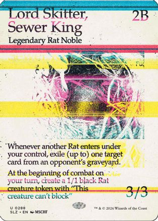 Lord Skitter, Sewer King (0288)  (SLZ-288) - [Secret Lair x MSCHF: The Zeta Set]