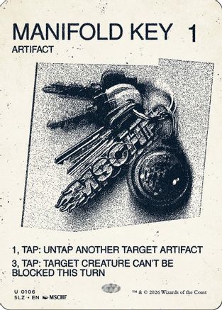 Manifold Key (0106)  (SLZ-106) - [Secret Lair x MSCHF: The Zeta Set]