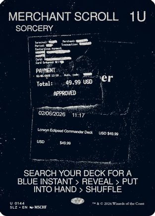 Merchant Scroll (0144)  (SLZ-144) - [Secret Lair x MSCHF: The Zeta Set]