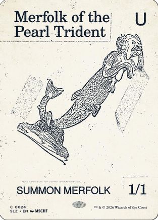Merfolk of the Pearl Trident (0024)  (SLZ-024) - [Secret Lair x MSCHF: The Zeta Set]