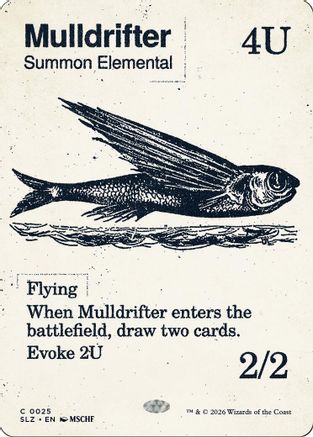Mulldrifter (0025)  (SLZ-025) - [Secret Lair x MSCHF: The Zeta Set]