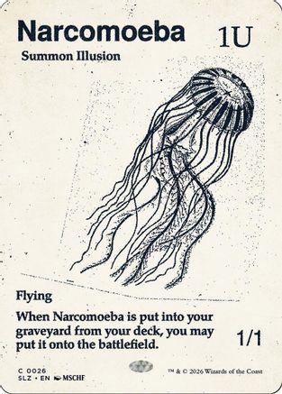 Narcomoeba (0026)  (SLZ-026) - [Secret Lair x MSCHF: The Zeta Set]