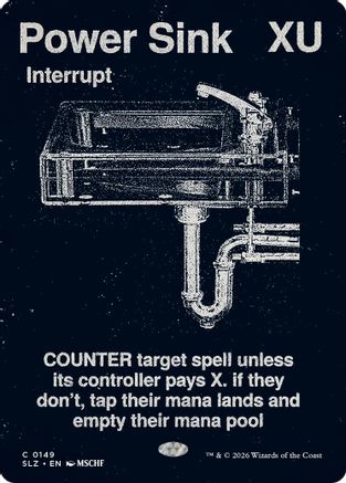 Power Sink (0149)  (SLZ-149) - [Secret Lair x MSCHF: The Zeta Set]