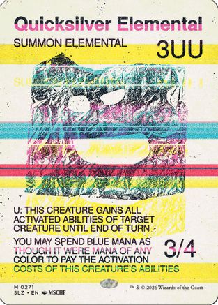 Quicksilver Elemental (0271)  (SLZ-271) - [Secret Lair x MSCHF: The Zeta Set]