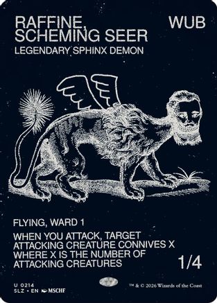 Raffine, Scheming Seer (0214)  (SLZ-214) - [Secret Lair x MSCHF: The Zeta Set]