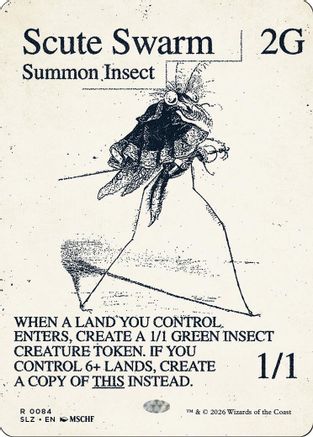 Scute Swarm (0084)  (SLZ-084) - [Secret Lair x MSCHF: The Zeta Set]