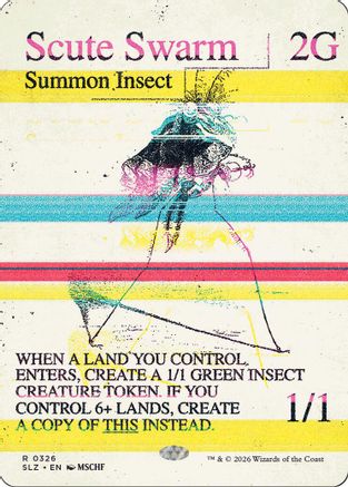 Scute Swarm (0326)  (SLZ-326) - [Secret Lair x MSCHF: The Zeta Set]