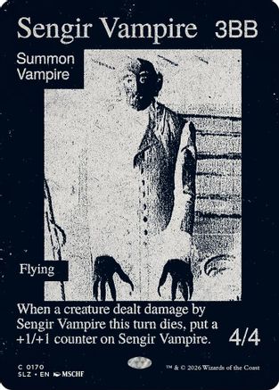 Sengir Vampire (0170)  (SLZ-170) - [Secret Lair x MSCHF: The Zeta Set]