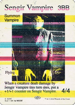 Sengir Vampire (0291)  (SLZ-291) - [Secret Lair x MSCHF: The Zeta Set]