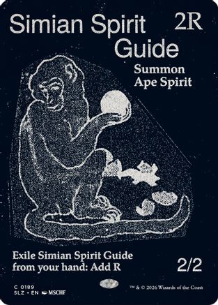 Simian Spirit Guide (0189)  (SLZ-189) - [Secret Lair x MSCHF: The Zeta Set]