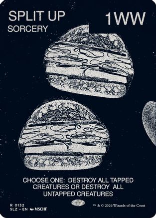 Split Up (0132)  (SLZ-132) - [Secret Lair x MSCHF: The Zeta Set]