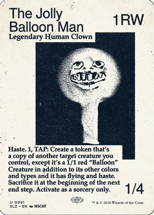 The Jolly Balloon Man (0091)  (SLZ-091) - [Secret Lair x MSCHF: The Zeta Set]
