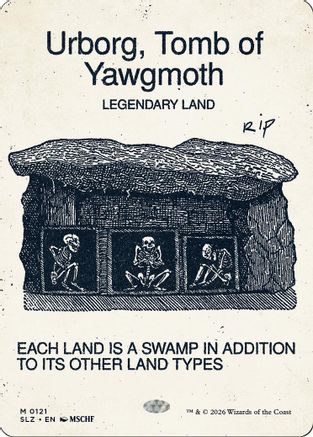 Urborg, Tomb of Yawgmoth (0121)  (SLZ-121) - [Secret Lair x MSCHF: The Zeta Set]