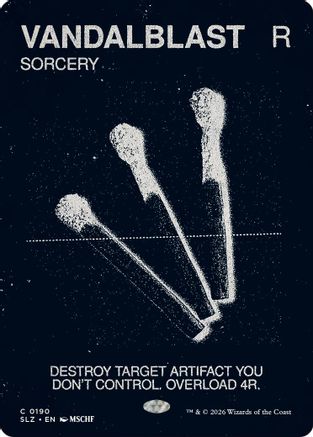 Vandalblast (0190)  (SLZ-190) - [Secret Lair x MSCHF: The Zeta Set]