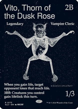 Vito, Thorn of the Dusk Rose (0173)  (SLZ-173) - [Secret Lair x MSCHF: The Zeta Set]