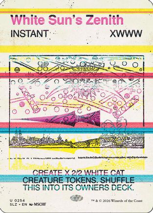 White Sun's Zenith (0254)  (SLZ-254) - [Secret Lair x MSCHF: The Zeta Set]