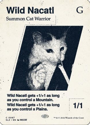 Wild Nacatl (0087)  (SLZ-087) - [Secret Lair x MSCHF: The Zeta Set]