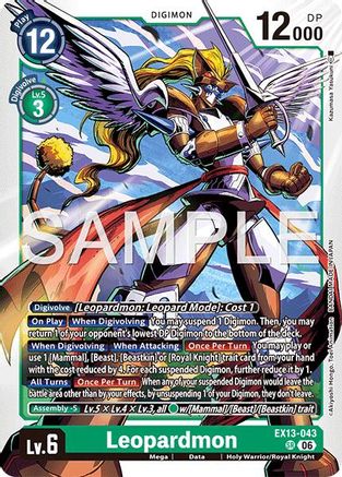 Leopardmon (EX13-043) - [Chivalrous XIII] Foil