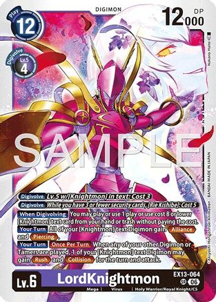 LordKnightmon (EX13-064) - [Chivalrous XIII] Foil
