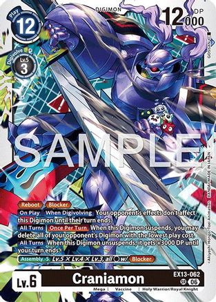 Craniamon (EX13-062) - [Chivalrous XIII] Foil