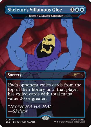 Skeletor's Villainous Glee - Tasha's Hideous Laughter  [Foil]  (SLD-2774) - [Secret Lair Drop Series]